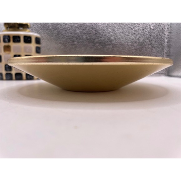 Vtg‎ Mid Century Penguin Japan Mosaic Lighter and Ashtray Set Black White Gold - Picture 8 of 15